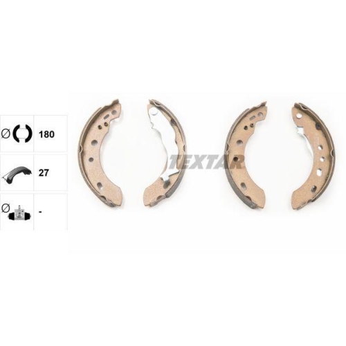 TEXTAR Bremsbackensatz 91058300