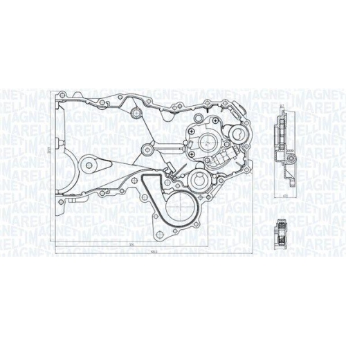 MAGNETI MARELLI Ölpumpe 351516000136