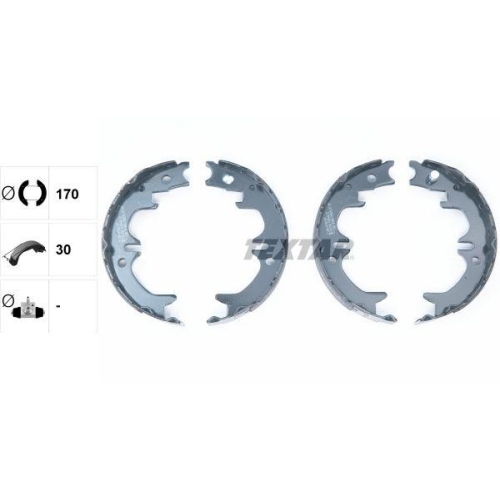 TEXTAR Bremsbackensatz, Feststellbremse 91059400