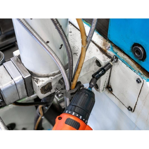 VIGOR Bithalter mit Gelenk 1/4 Zoll 6kt massiv/hohl 88mm V7600