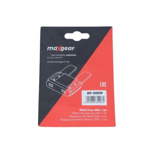 MAXGEAR Sicherung 89-0009
