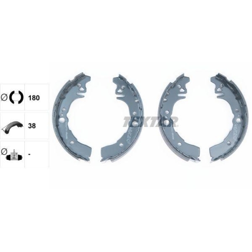 TEXTAR Bremsbackensatz 91059700