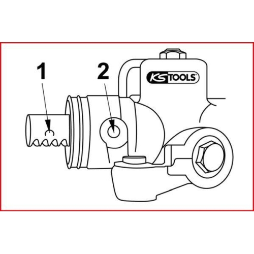 Arretierschrauben-Satz zur Zahnstangen-Mittelstellung, 3-tlg KS TOOLS 700.1690