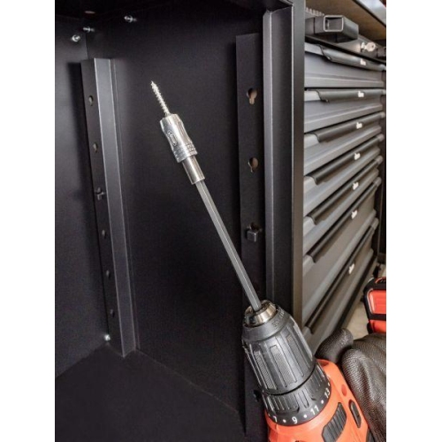 VIGOR Bithalter mit Magnetring lang 1/4Zoll 6kt massiv/hohl 250mm V7601-250