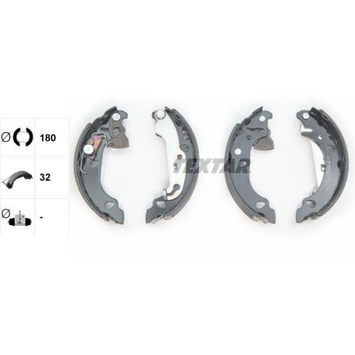TEXTAR Bremsbackensatz 91060000