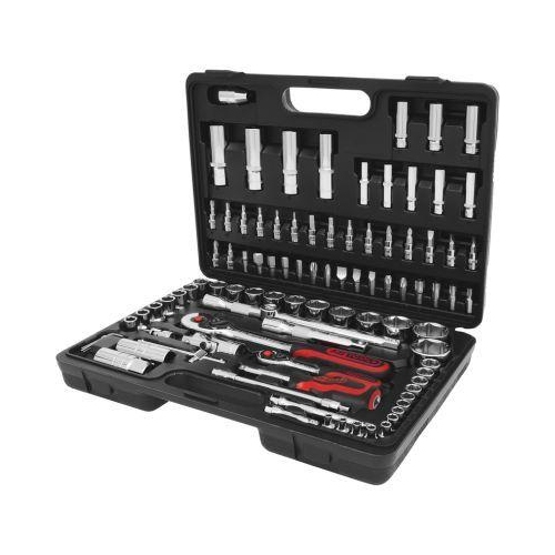 1/4 Zoll+1/2 Zoll CHROMEplus Steckschl&uuml;ssel-Satz, 96-tlg KS TOOLS 918.0796
