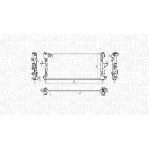 MAGNETI MARELLI K&uuml;hler, Motork&uuml;hlung 350213198200