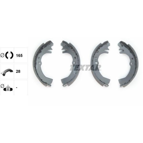 TEXTAR Bremsbackensatz 91060700