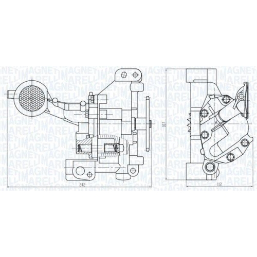 MAGNETI MARELLI &Ouml;lpumpe 351516000109