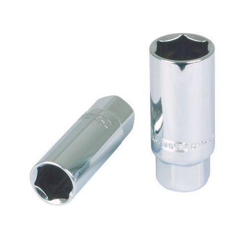 1/2 Zoll CHROMEplus Z&uuml;ndkerzen-Stecknuss, 18mm auf H&auml;nger KS TOOLS 918.1207-E