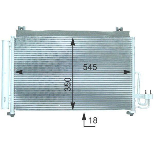MAHLE Kondensator, Klimaanlage BEHR *** PREMIUM LINE *** AC 420 000P