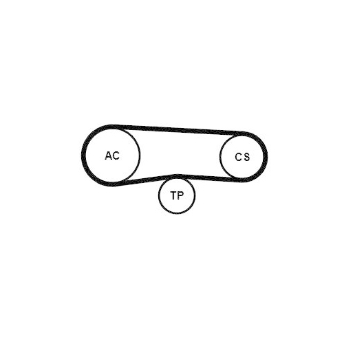 CONTINENTAL CTAM Keilrippenriemensatz 4PK863K1