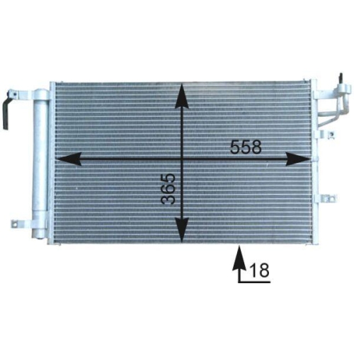 MAHLE Kondensator, Klimaanlage BEHR *** PREMIUM LINE *** AC 431 000P