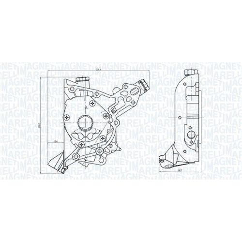 MAGNETI MARELLI Ölpumpe 351516000092