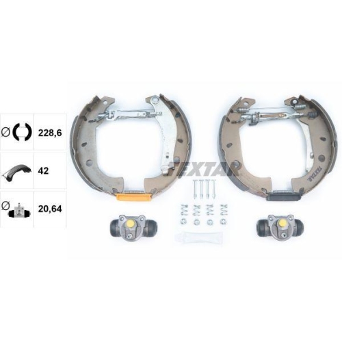 TEXTAR Bremsbackensatz Shoe Kit Pro 84037003