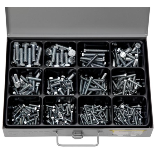 Gewindeschrauben 8.8 Sechskantkopf, verzinkt, DIN 933 - Sortiment Set Satz SWG