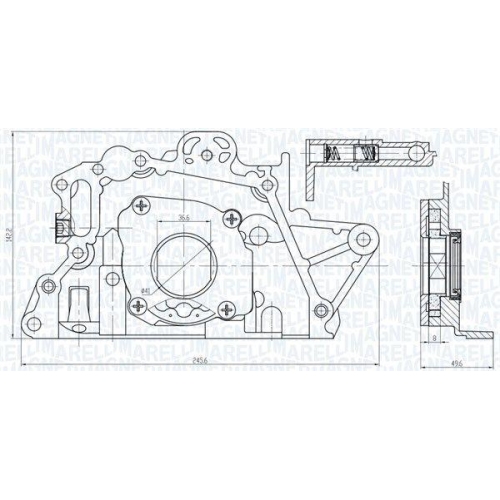 MAGNETI MARELLI &Ouml;lpumpe 351516000150