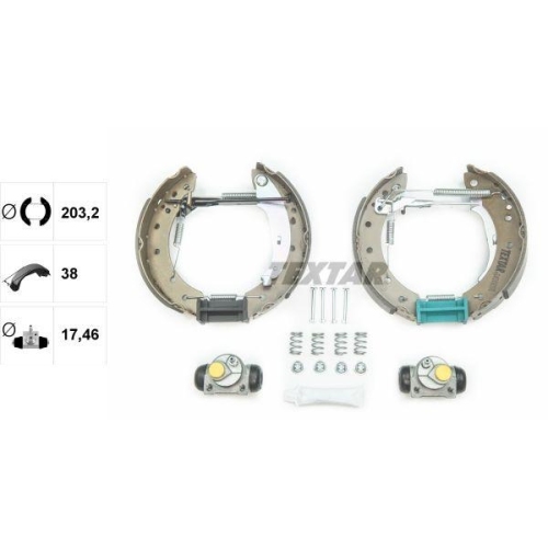 TEXTAR Bremsbackensatz Shoe Kit Pro 84048008