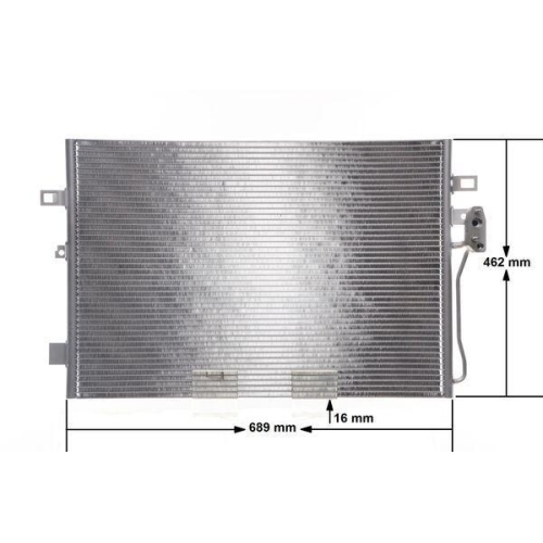 MAHLE Kondensator, Klimaanlage BEHR AC 46 000S