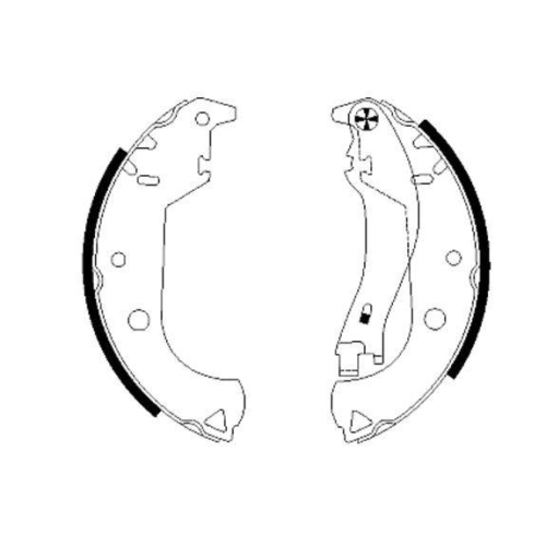 TEXTAR Bremsbackensatz 91059900