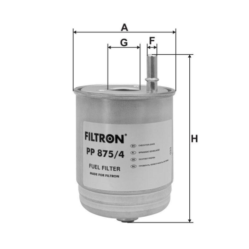FILTRON Kraftstofffilter PP 875/4