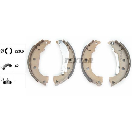 TEXTAR Bremsbackensatz 91064700