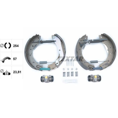 TEXTAR Bremsbackensatz Shoe Kit Pro 84055802