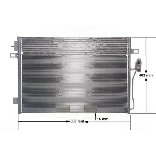 MAHLE Kondensator, Klimaanlage BEHR AC 47 000S