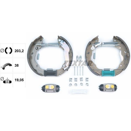 TEXTAR Bremsbackensatz Shoe Kit Pro 84059500