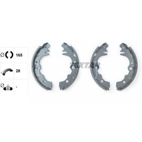 TEXTAR Bremsbackensatz 91068000
