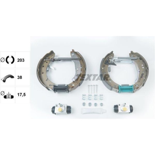 TEXTAR Bremsbackensatz Shoe Kit Pro 84071400