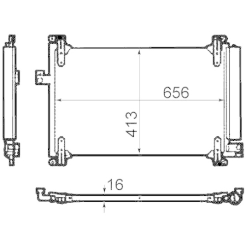 MAHLE Kondensator, Klimaanlage BEHR *** PREMIUM LINE *** AC 504 000P