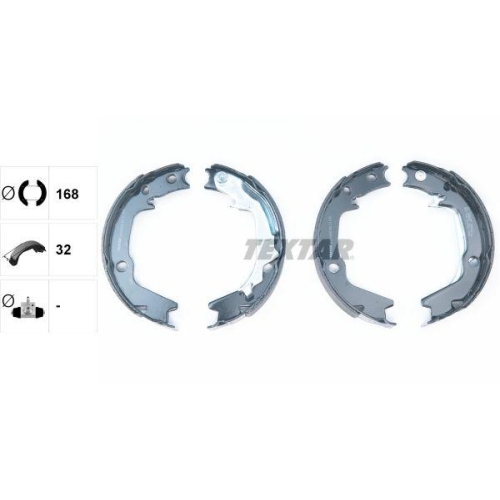 TEXTAR Bremsbackensatz, Feststellbremse 91070300