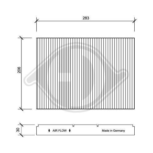DIEDERICHS Filter, Innenraumluft DIEDERICHS Climate DCI1005