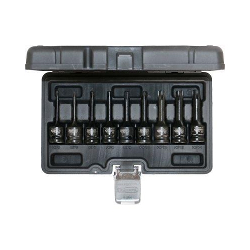 1/2 Zoll Kraft-Bit-Stecknuss-Satz f&uuml;r RIBE-Schrauben, 9-tlg KS TOOLS 911.0934