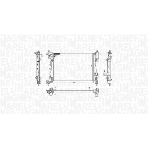 MAGNETI MARELLI K&uuml;hler, Motork&uuml;hlung 350213157900