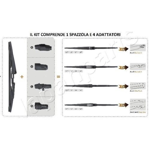 JAPANPARTS Wischblatt SS-X28R