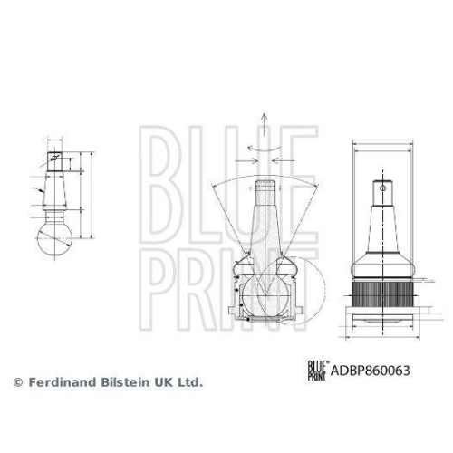 BLUE PRINT Trag-/F&uuml;hrungsgelenk ADBP860063