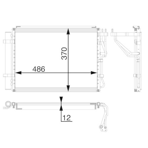 MAHLE Kondensator, Klimaanlage BEHR *** PREMIUM LINE *** AC 59 000P