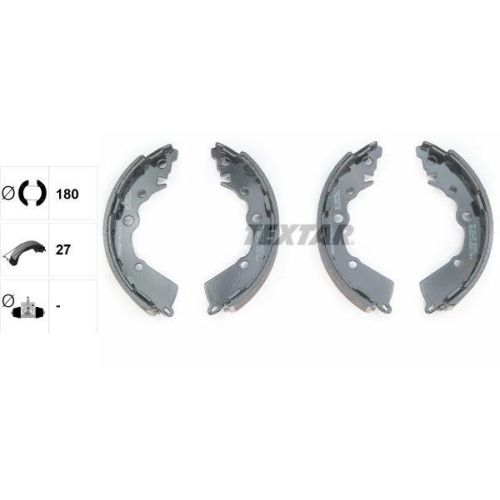 TEXTAR Bremsbackensatz 91083000