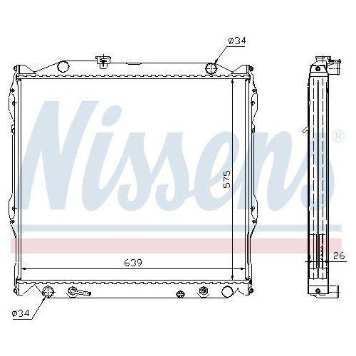NISSENS K&uuml;hler, Motork&uuml;hlung ** FIRST FIT ** 647551