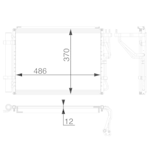 MAHLE Kondensator, Klimaanlage BEHR *** PREMIUM LINE *** AC 60 000P