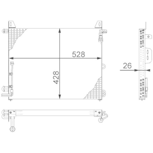 MAHLE Kondensator, Klimaanlage BEHR *** PREMIUM LINE *** AC 656 000P