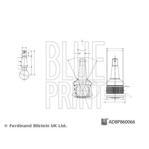 BLUE PRINT Trag-/F&uuml;hrungsgelenk ADBP860066