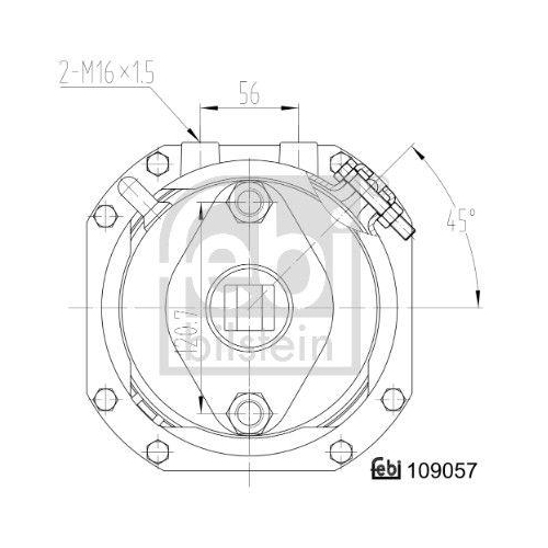 FEBI BILSTEIN Federspeicherbremszylinder 109057