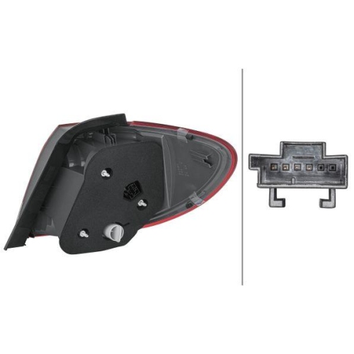 HELLA Heckleuchte 2SD 354 873-011