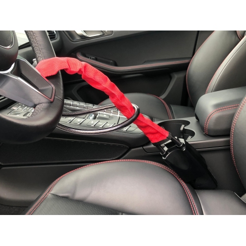 HP Autozubehör Lenkradsperre, Diebstahlschutz, ROT, 72CM 10298