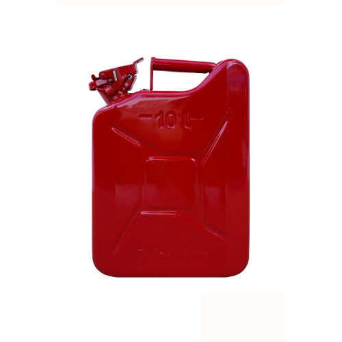 STAHLBLECH-KANISTER 10 Liter ROT Reservekanister 10319 HP