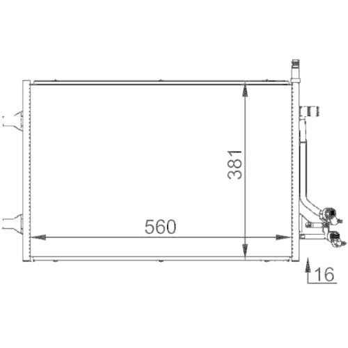 MAHLE Kondensator, Klimaanlage BEHR *** PREMIUM LINE *** AC 692 000P