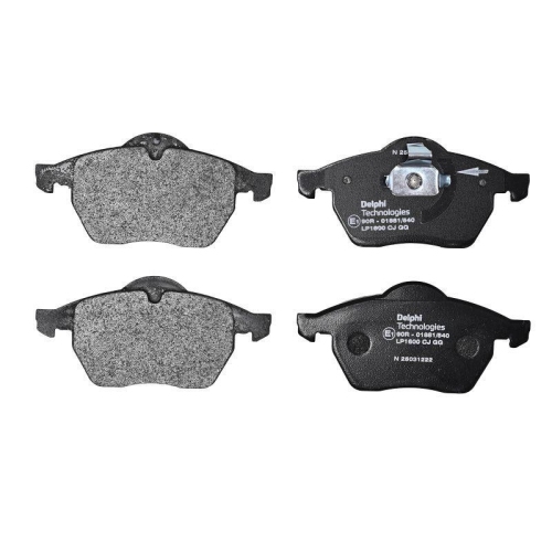 DELPHI Bremsbelagsatz, Scheibenbremse LP1600